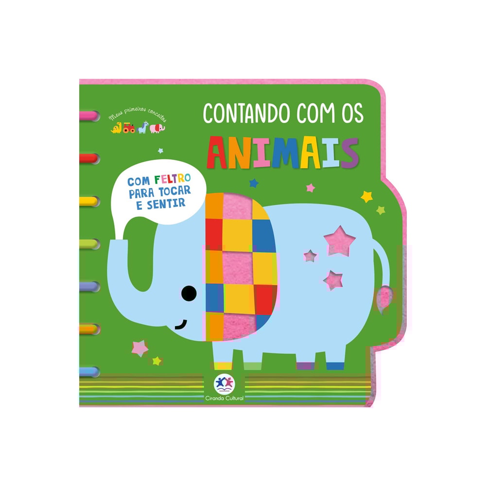 Contando com Os Animais | Com Feltro para Tocar e Sentir