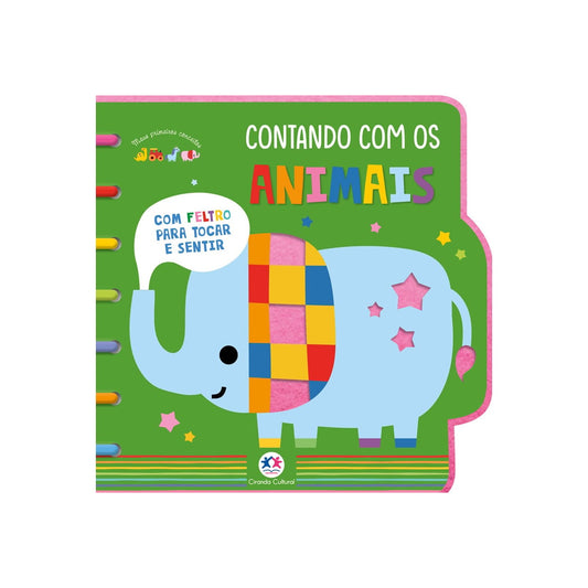 Contando com Os Animais | Com Feltro para Tocar e Sentir
