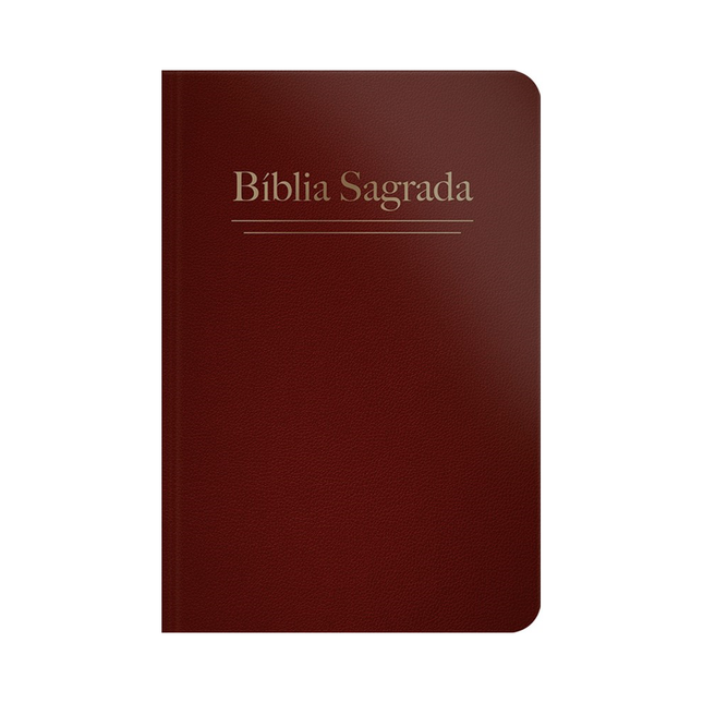 Bíblia Sagrada | ARC | Letra Grande | Capa Semi Luxo Telha