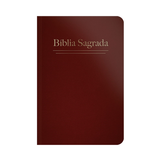 Bíblia Sagrada | ARC | Letra Grande | Capa Semi Luxo Telha