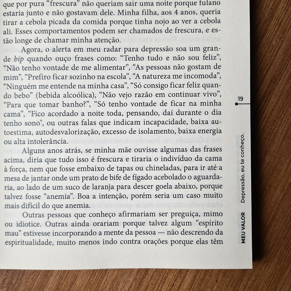 Meu Valor | Depressão eu Te Conheço | Marta Lopes