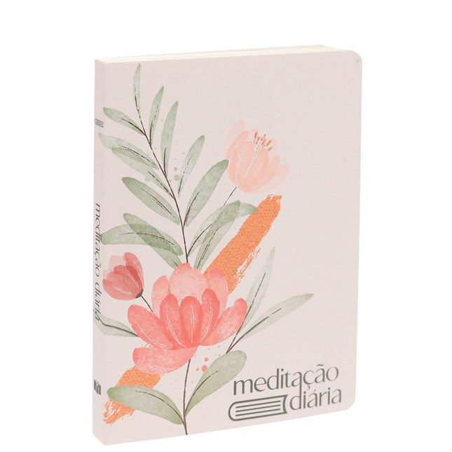 Bloco de Anotações | Meditação Diária | Capa Rosas