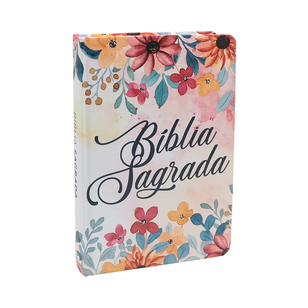Bíblia Sagrada Flores | NTLH | Letra Normal | Capa Dura Ilustrada
