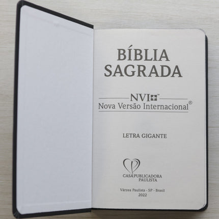 Bíblia Sagrada Vão Pelo Mundo | NVI | Letra Maior | Capa Dura Ilustrada