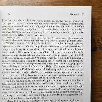 O Comentário de Mateus | D A Carson
