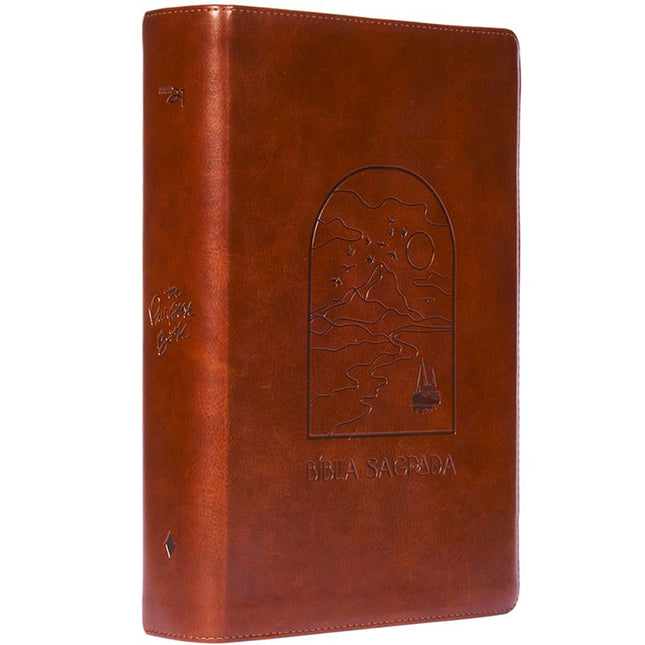 Bíblia The Purpose Book | A21 | Letra Normal | Espaço Para Anotações | Capa Couro Soft Janela