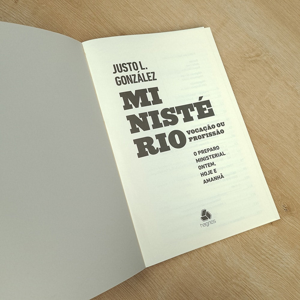 Ministério Vocação ou Profissão | Justo L Gonzalez