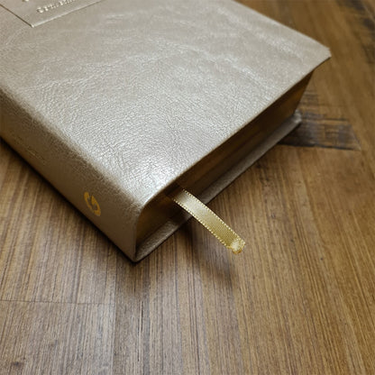 Bíblia Sagrada Com Cantor Cristão | ARC | Letra Grande | Capa Luxo Champanhe
