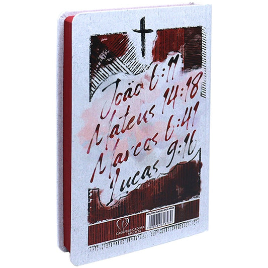 Bíblia Sagrada Slim | Harpa e Corinhos | ARC | Letra Normal | Capa Dura Multiplicação dos Pães