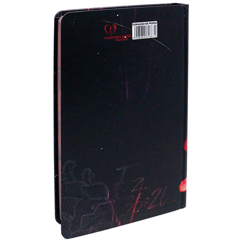 Bíblia Sagrada Slim | Harpa e Corinhos | ARC | Letra Normal | Capa Dura Coração de Pedra