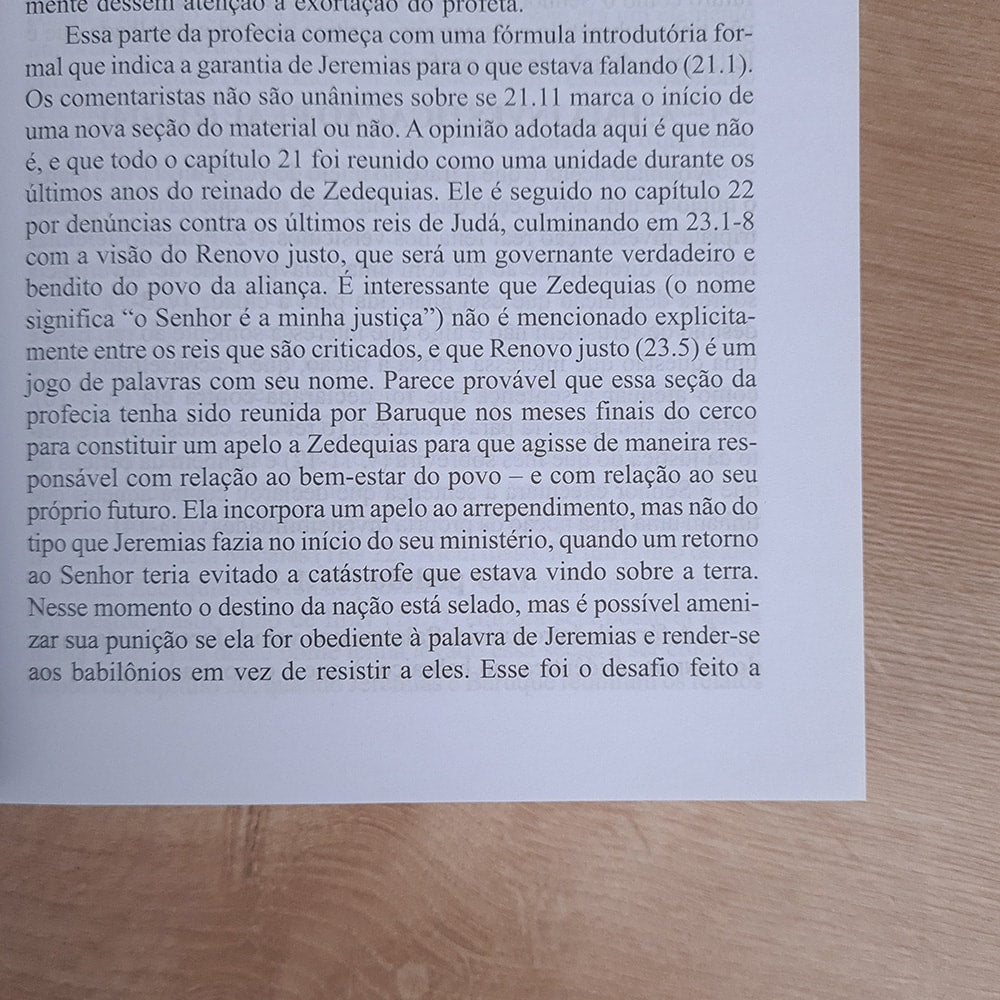 Comentários do Antigo Testamento | Jeremias | Vol 2 Cap 21 a 52 | John L Mackay