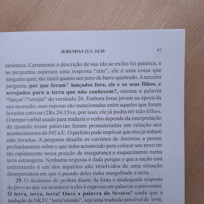 Comentários do Antigo Testamento | Jeremias | Vol 2 Cap 21 a 52 | John L Mackay