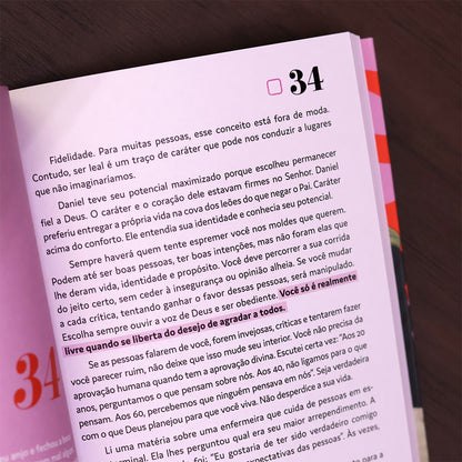 Devocional Não Fique 100 | Talitha Pereira | Capa Brochura