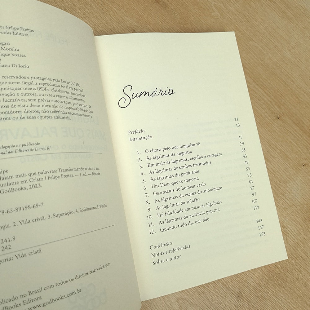 Lágrimas Falam Mais que Palavras | Felipe Freitas