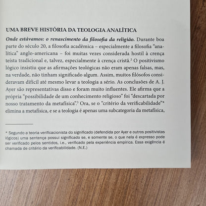 Teologia Analítica | Thomas H McCall