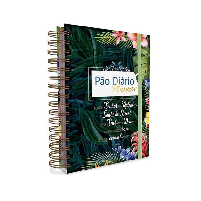 Planner Pão Diário | Capa Dura Espiral | Isaías 48:17