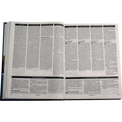 Bíblia Sagrada Traduções SBB | TB | ARC | ARA | NAA | NTLH | Letra Normal | Capa Luxo Preta