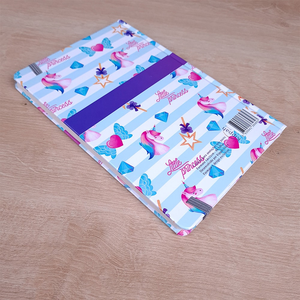 Caderno para Anotações sem Pauta | Unicorn Notebook | Capa Dura
