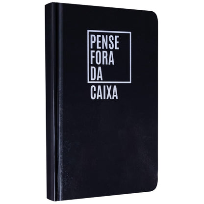 Caderno para Anotações com Pauta | Pense Fora da Caixa | Capa Dura