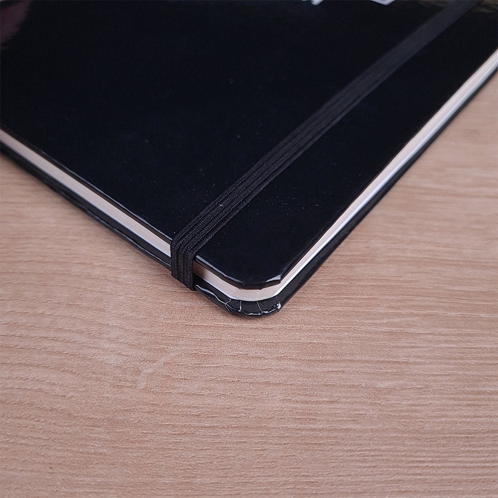 Caderno para Anotações com Pauta | Pense Fora da Caixa | Capa Dura