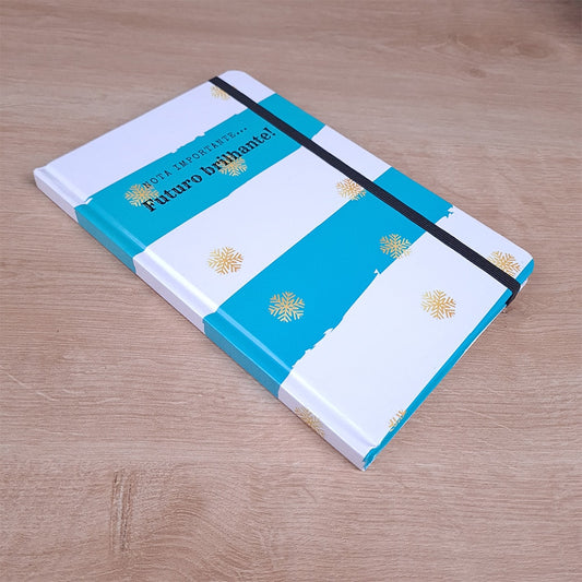 Caderno para Anotações sem Pauta | Futuro Brilhante | Capa Dura