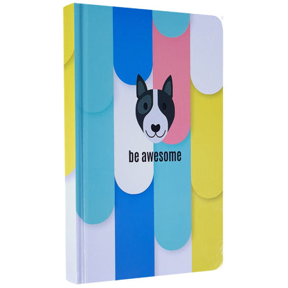 Caderno para Anotações sem Pauta | Be Awesome | Capa Dura