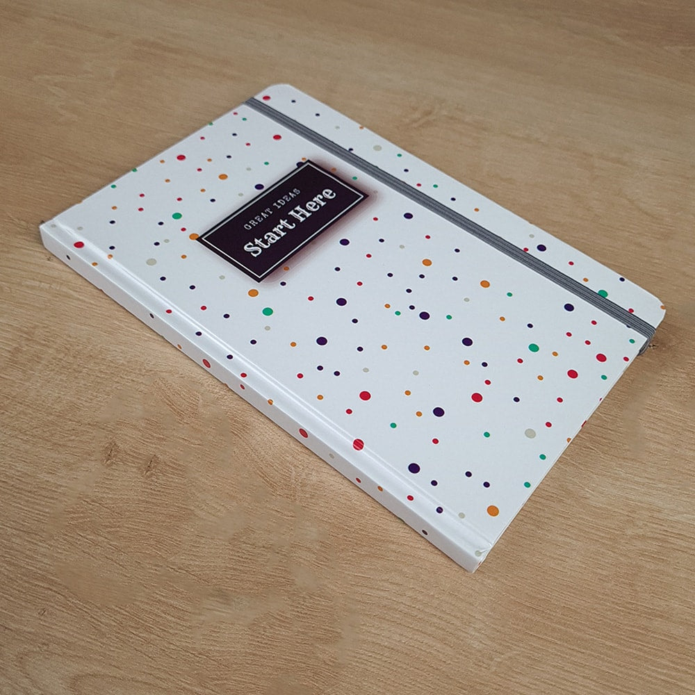 Caderno para Anotações sem Pauta | Start Here | Capa Dura