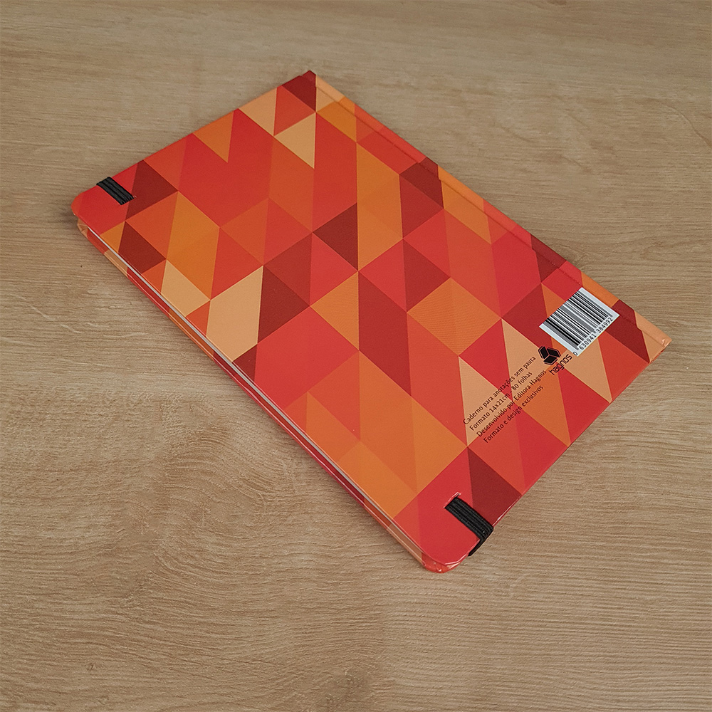 Caderno para Anotações com Pauta | Anote, Desenhe e Viva | Capa Dura