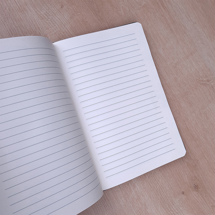 Caderno para Anotações com Pauta | Anote, Desenhe e Viva | Capa Dura