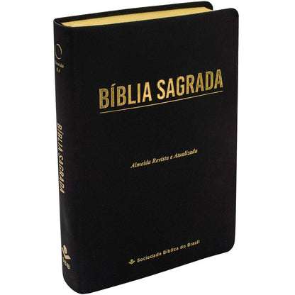 Bíblia Sagrada Economica | ARA | Letra Gigante | Capa Preto Luxo