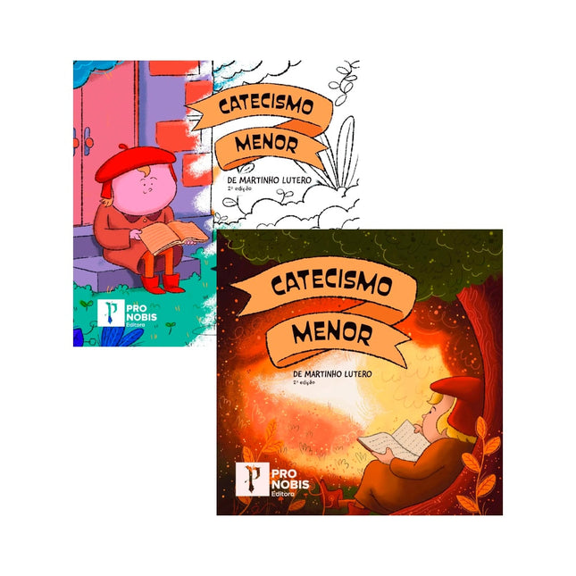 Kit Catecismo Menor de Martinho Lutero | Ilustrado | 2ª edição