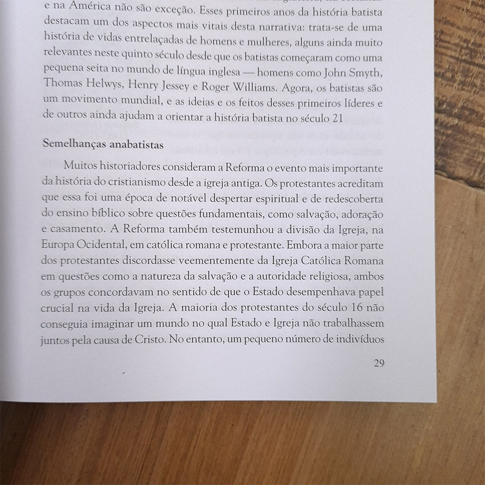 História dos Batistas | Anthony L Chute Nathan A Finn e Michael A Haykin