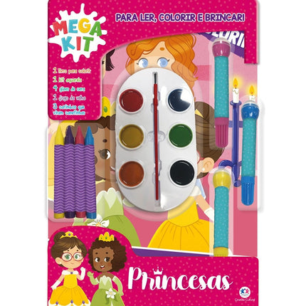 Princesas | Para Ler Colorir e Brincar | Mega Kit