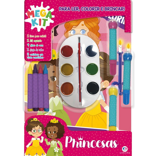 Princesas | Para Ler Colorir e Brincar | Mega Kit