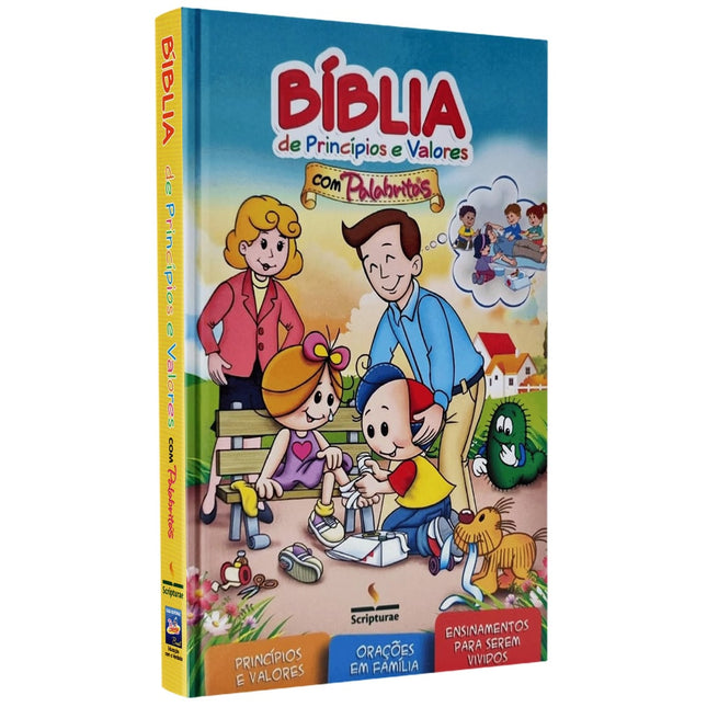 Bíblia de Princípios e Valores com Palabritas | Capa Dura