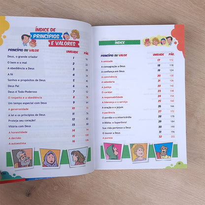 Bíblia de Princípios e Valores com Palabritas | Capa Dura