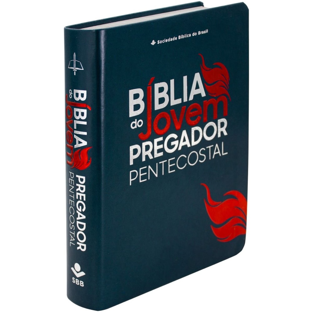 Bíblia do Jovem Pregador Pentecostal | ARC | Letra Normal | Capa Luxo Azul