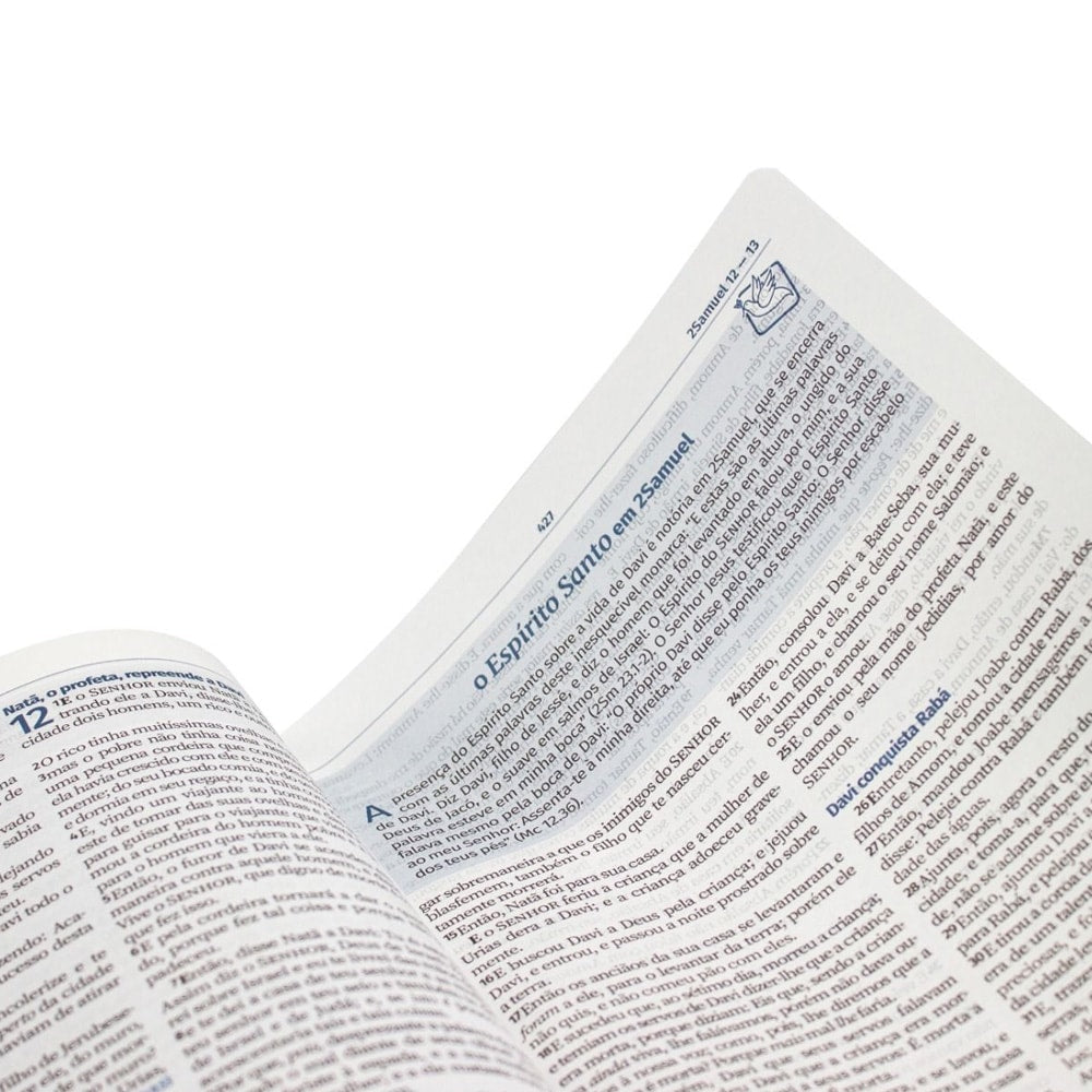 Bíblia do Jovem Pregador Pentecostal | ARC | Letra Normal | Capa Luxo Azul
