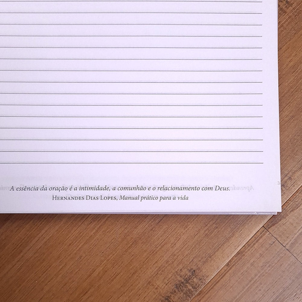 Caderno de Fé | 1 Corintios 13:4-7 | Capa Dura Espiral