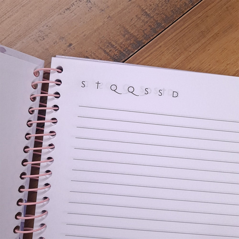 Caderno de Fé | 1 Corintios 13:4-7 | Capa Dura Espiral