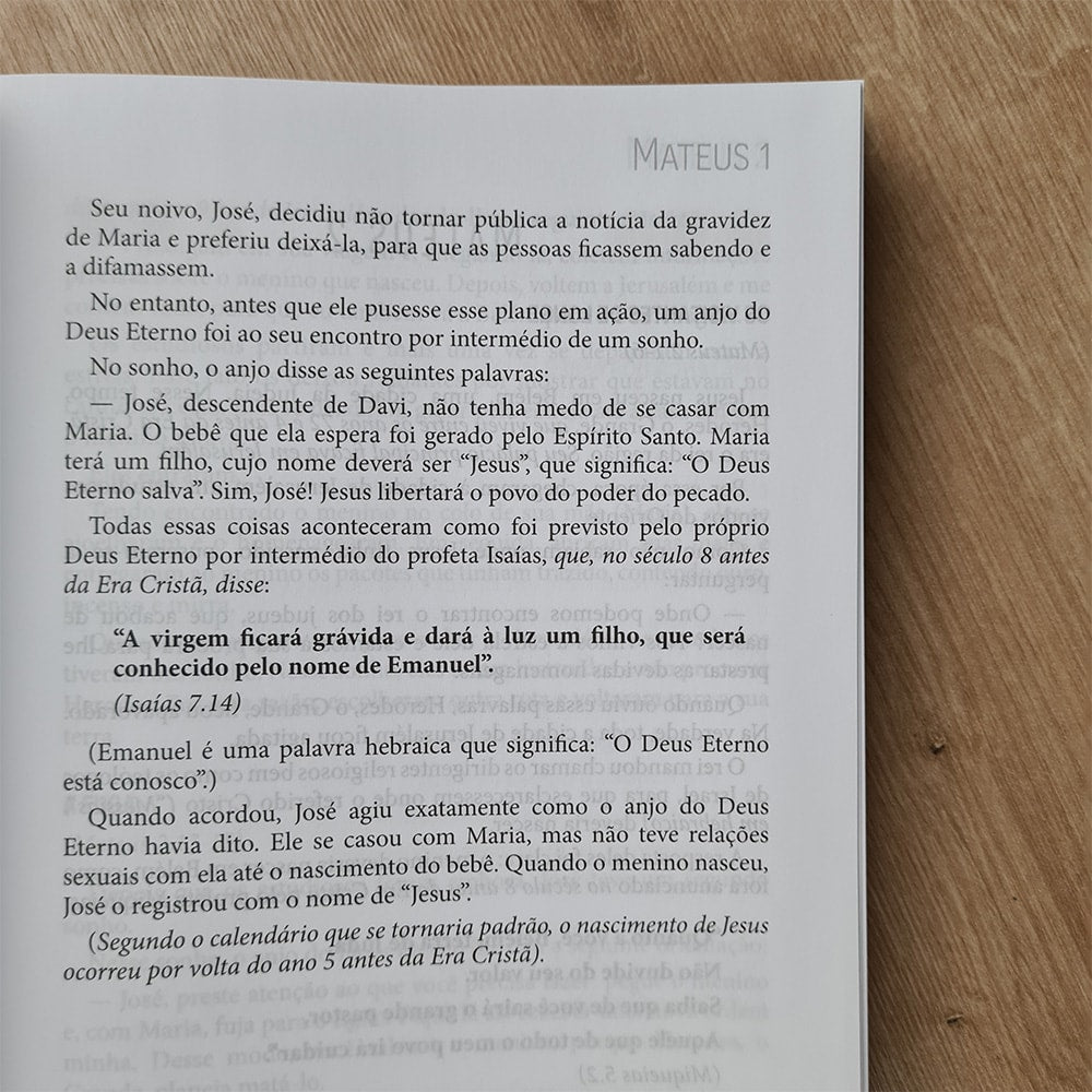 Bíblia Prazer da Palavra | A História de Jesus Segundo os Evangelhos