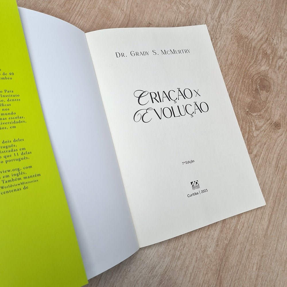 Criação x Evolução | Dr Grady S McMurtry