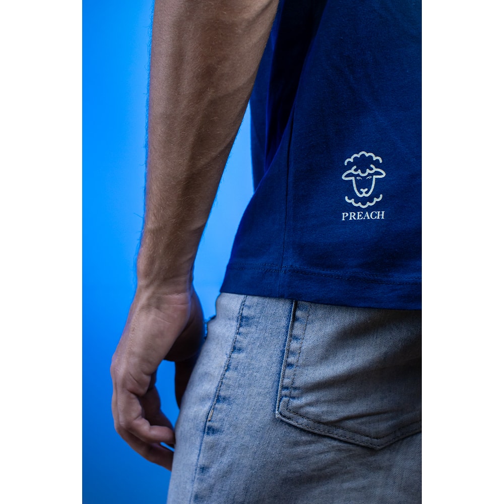 Camiseta Salvation Preach Azul Marinho - P