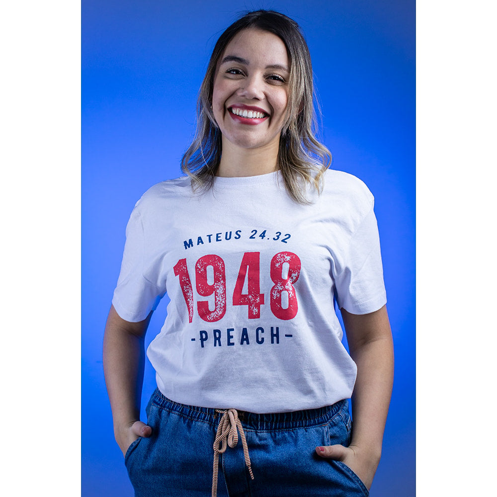 Camiseta 1948 Preach Branca - GG