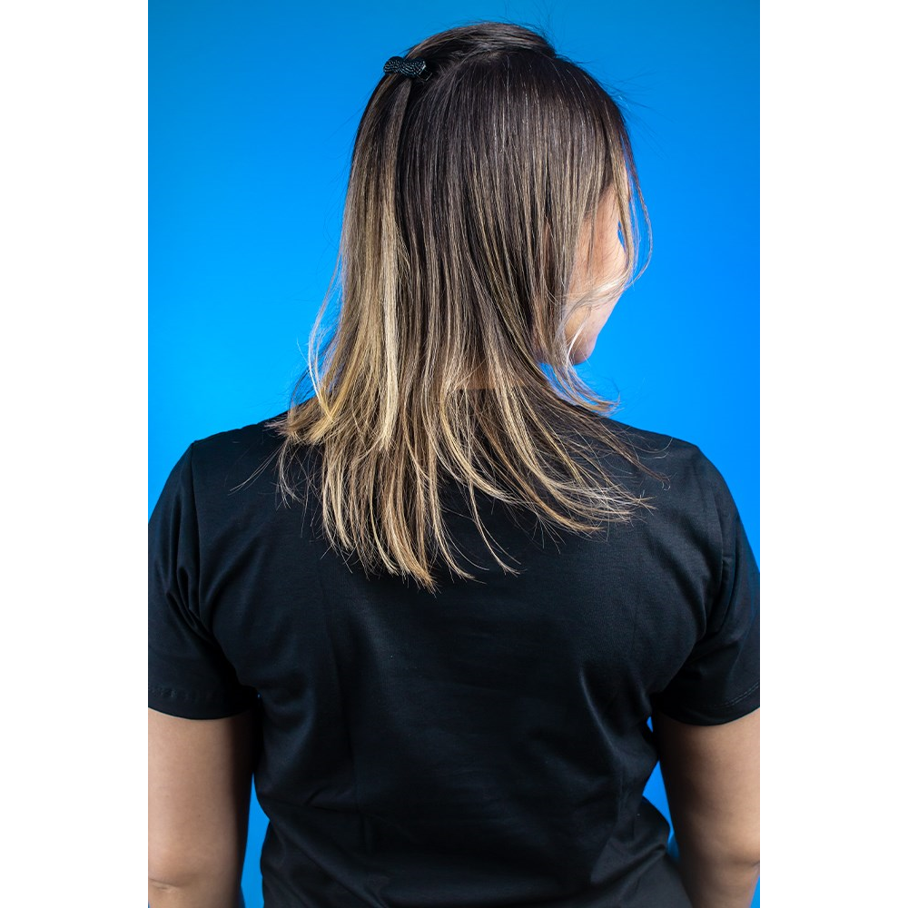 Camiseta Baby Look Contra a Corrente | Preta | The Chosen P