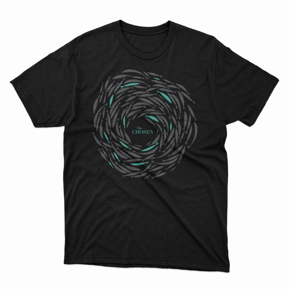 Camiseta Baby Look Contra a Corrente | Preta | The Chosen P
