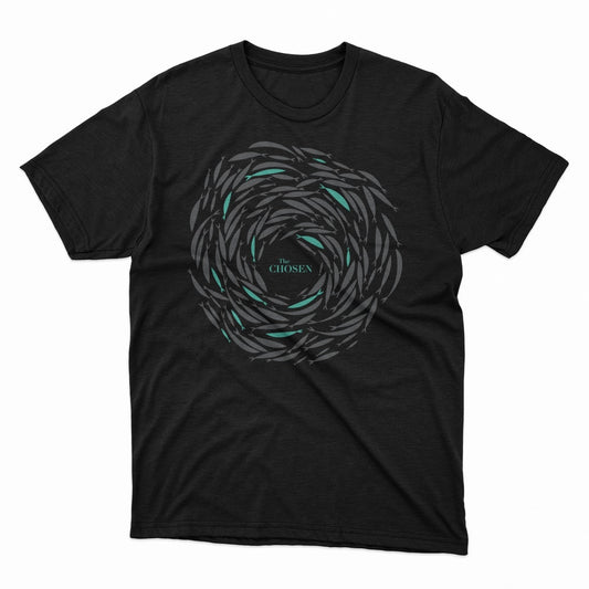 Camiseta Baby Look Contra a Corrente | Preta | The Chosen P