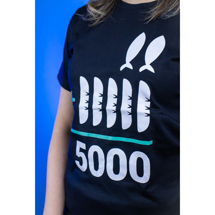 Camiseta Baby Look 2+5=5000 | Preta | The Chosen M
