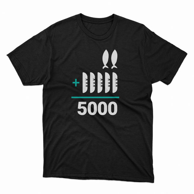 Camiseta Baby Look 2+5=5000 | Preta | The Chosen M