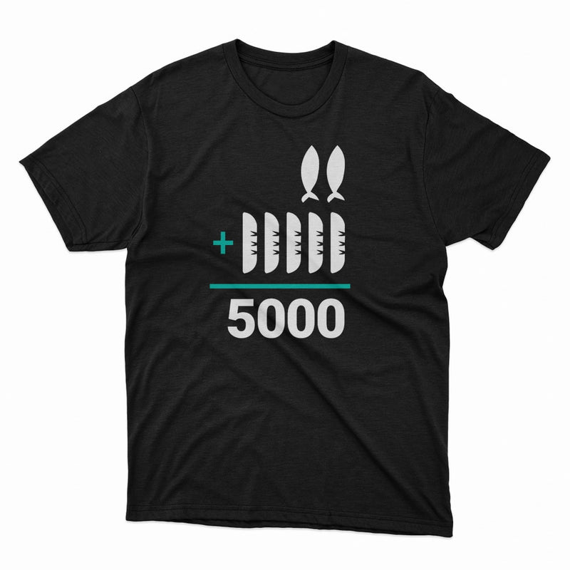 Camiseta Baby Look 2+5=5000 | Preta | The Chosen M